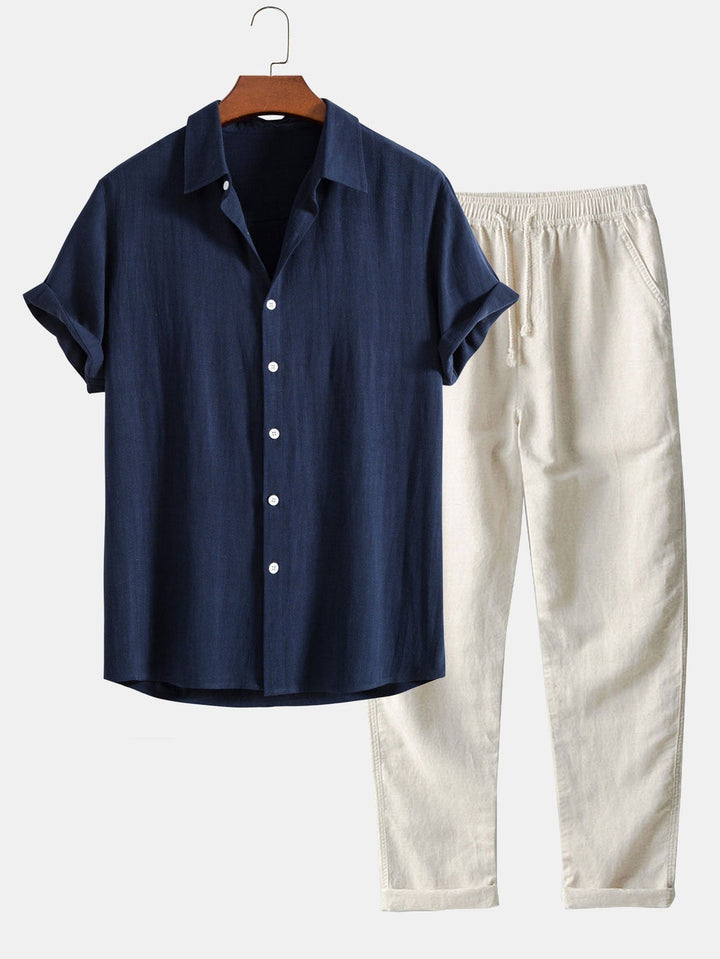 BRANDON™ | Luxury Shirt and Trousers Linen Set