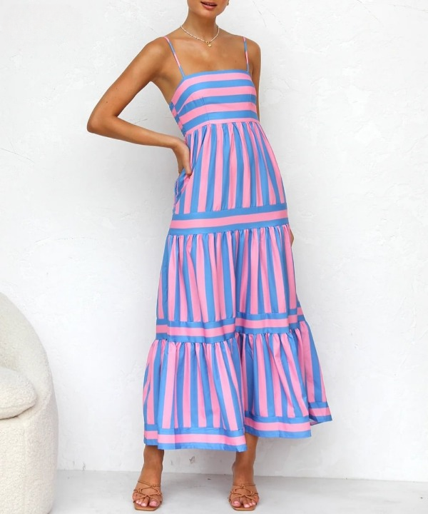 DANIELE™ | Striped Maxi Dress