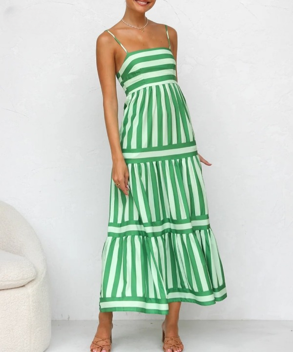 DANIELE™ | Striped Maxi Dress