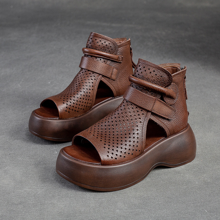 CHARLOTTE™ | Moccasins Leather Sandals