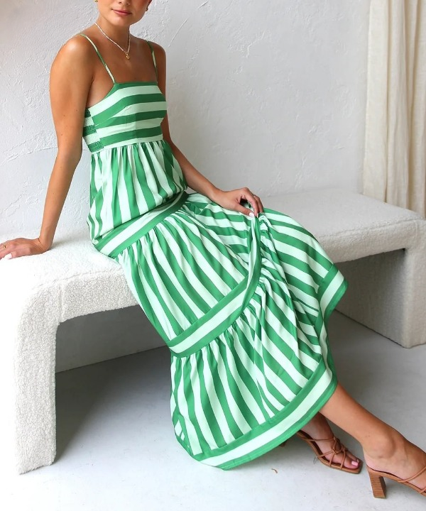 DANIELE™ | Striped Maxi Dress