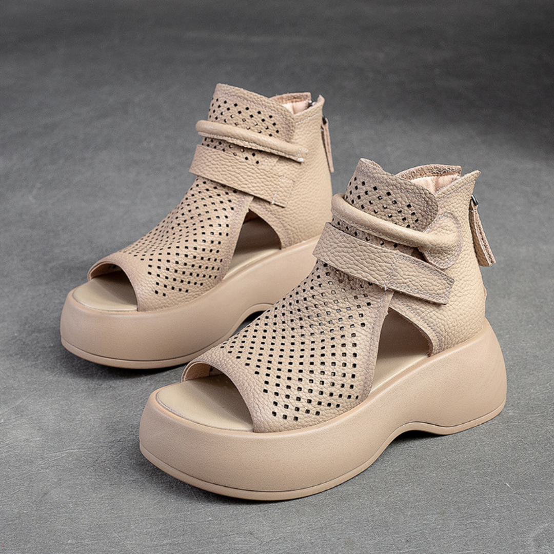 CHARLOTTE™ | Moccasins Leather Sandals