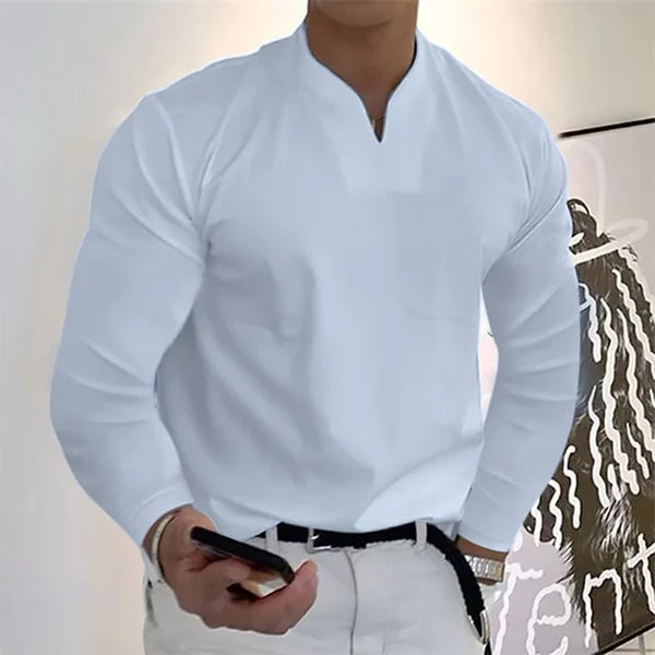 NIGEL™ | Men's Casual V-Neck Shirt