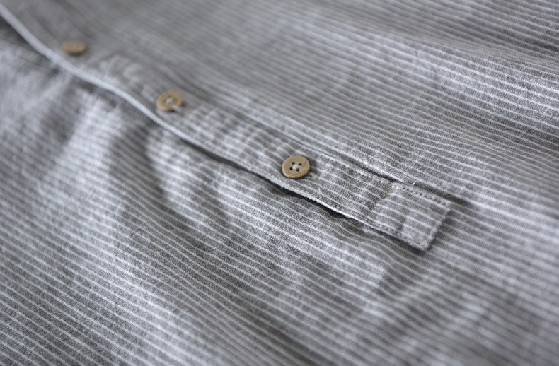 MARCEL™ | Casual Buttons Henley Shirt