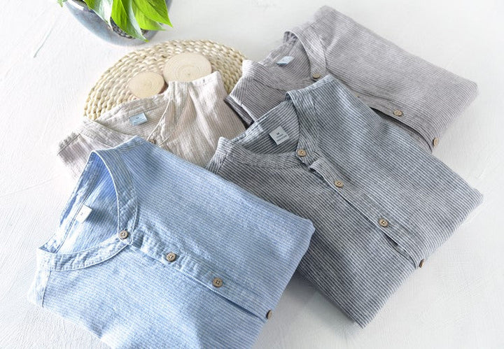 MARCEL™ | Casual Buttons Henley Shirt